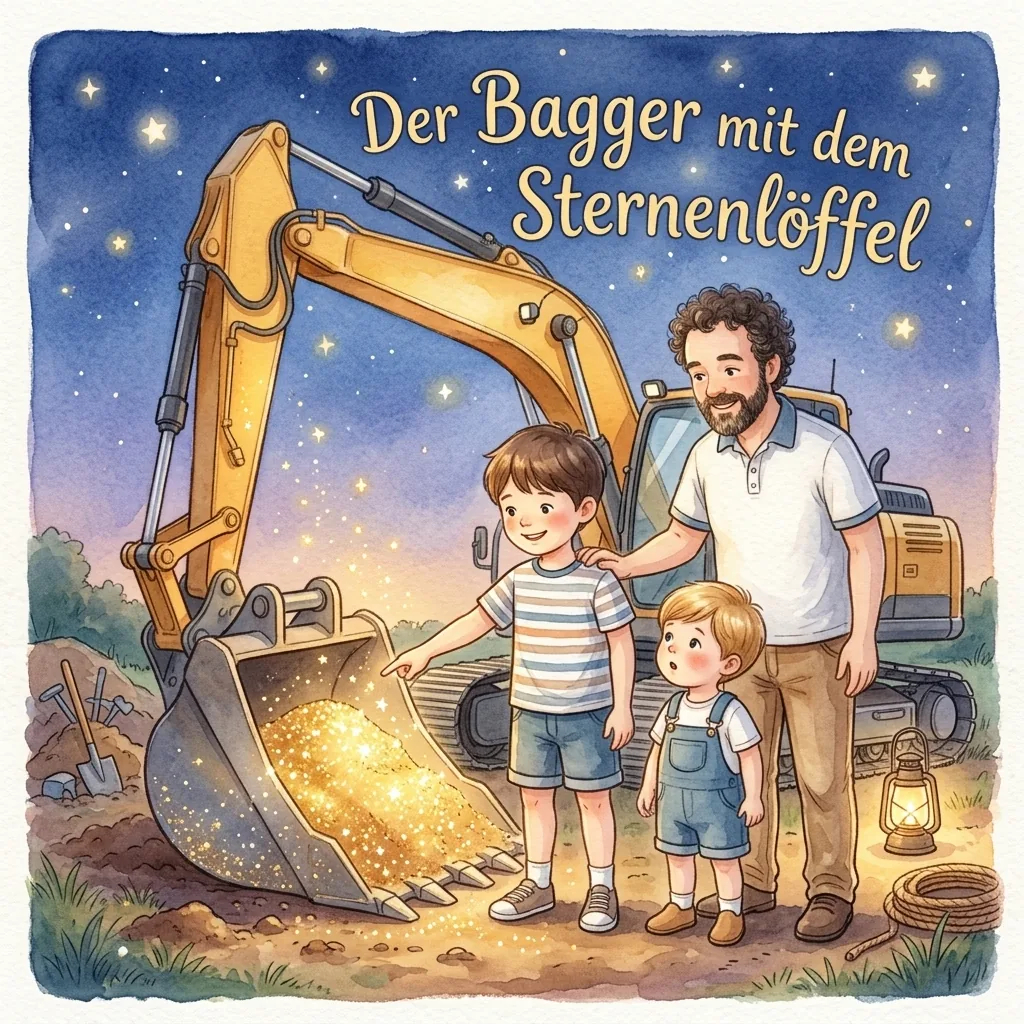 Der Bagger mit dem Sternenlöffel