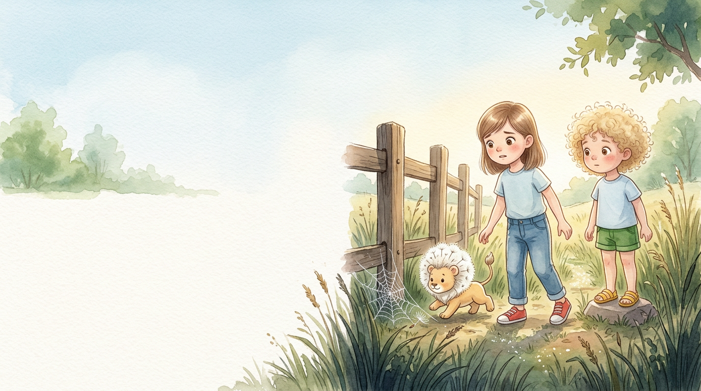 „Wo ist der Wind denn hin?“, fragte Lola leise. Der winzige Löwe…