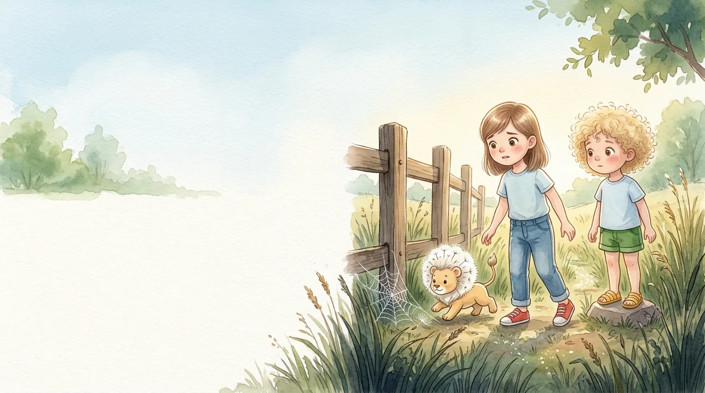 „Wo ist der Wind denn hin?“, fragte Lola leise. Der winzige Löwe…