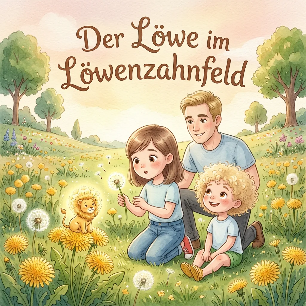 Der Löwe im Löwenzahnfeld