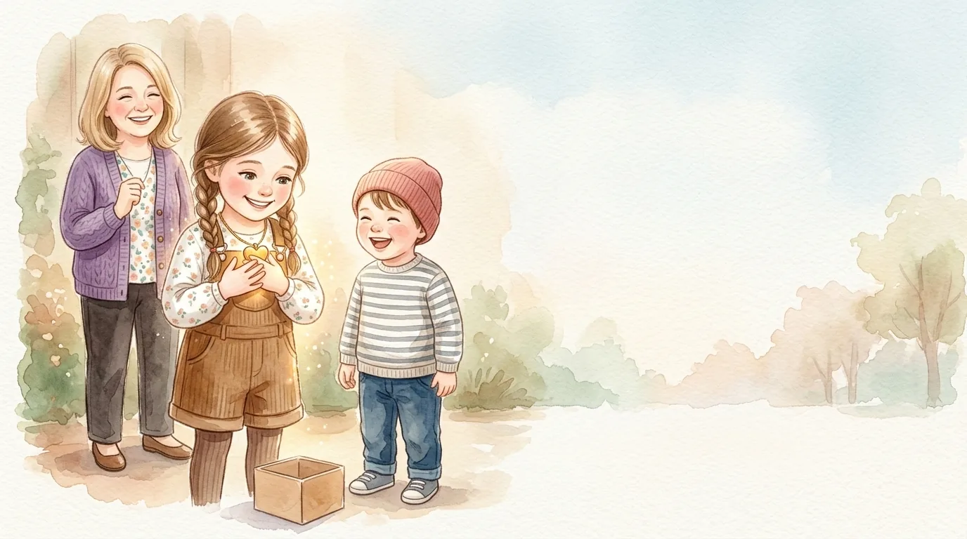 Emma drückt das Herz an ihre Brust. Dann lächelt sie hell. Luca…