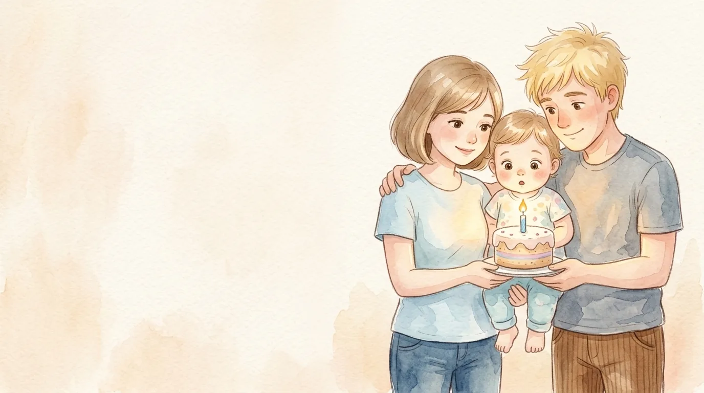 Emilie und David halten Lily ganz nah. Leise klingt es: „Pust, pust.“…