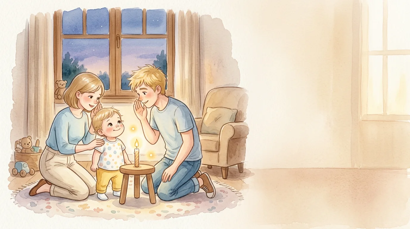 Dann wird es still. Der Lichtpunkt leuchtet weich neben Lily. Emilie und…