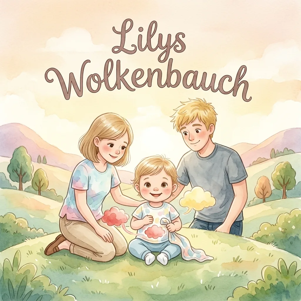 Lilys Wolkenbauch — personalisiertes Kinderbuch Wut