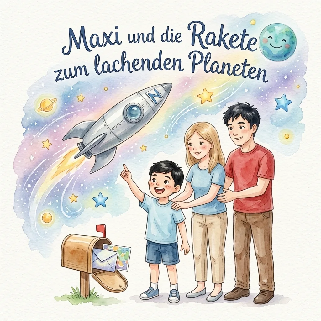 Maxi und die Rakete zum lachenden Planeten