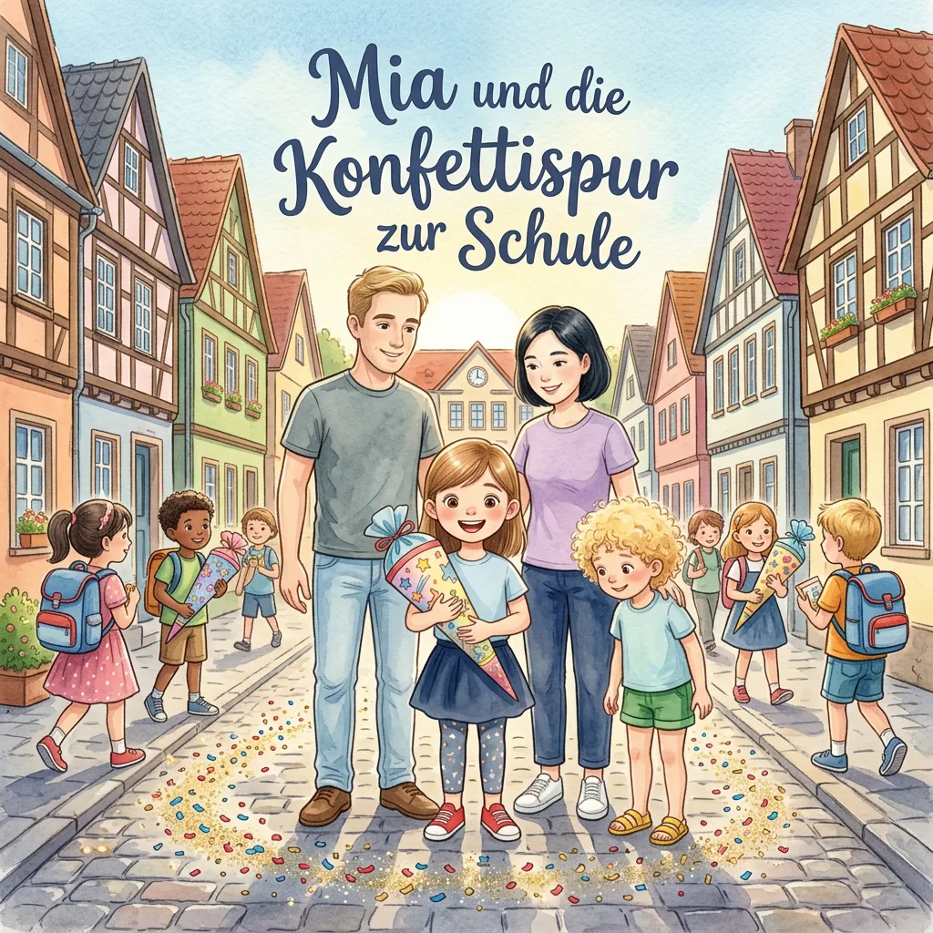 Mia und die Konfettispur zur Schule